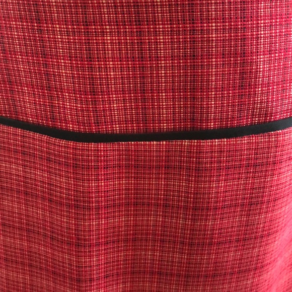 The Limited Red plaid skirt - Picture 2 of 2